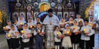 Клетнянское благочиние. Поздравление воспитанников воскресной школы с Рождеством Христовым - Клетнянское благочиние